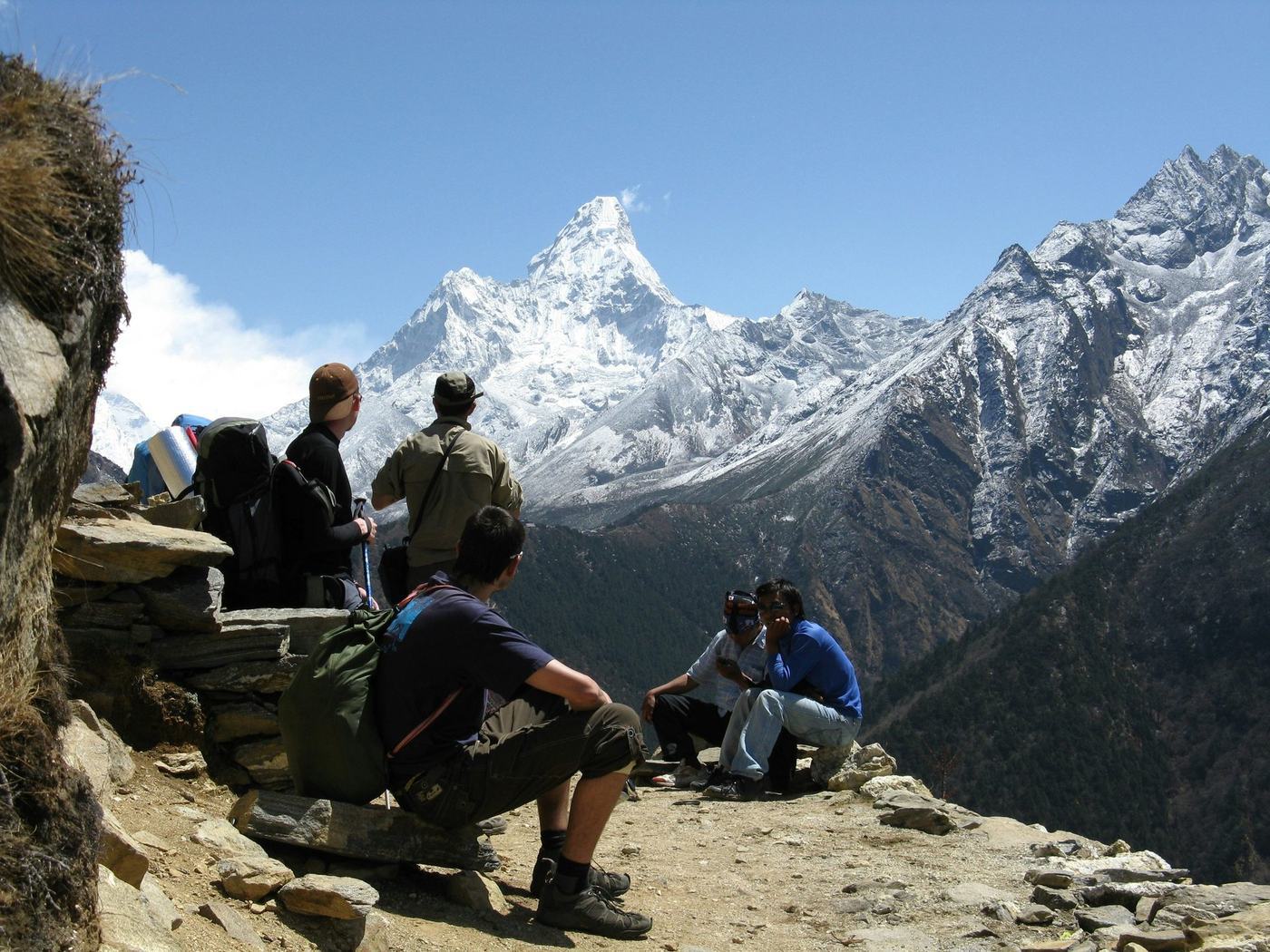 Mountain village and travel experiences in Nepal