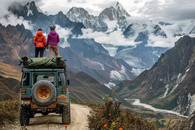 Mountain village in Nepal