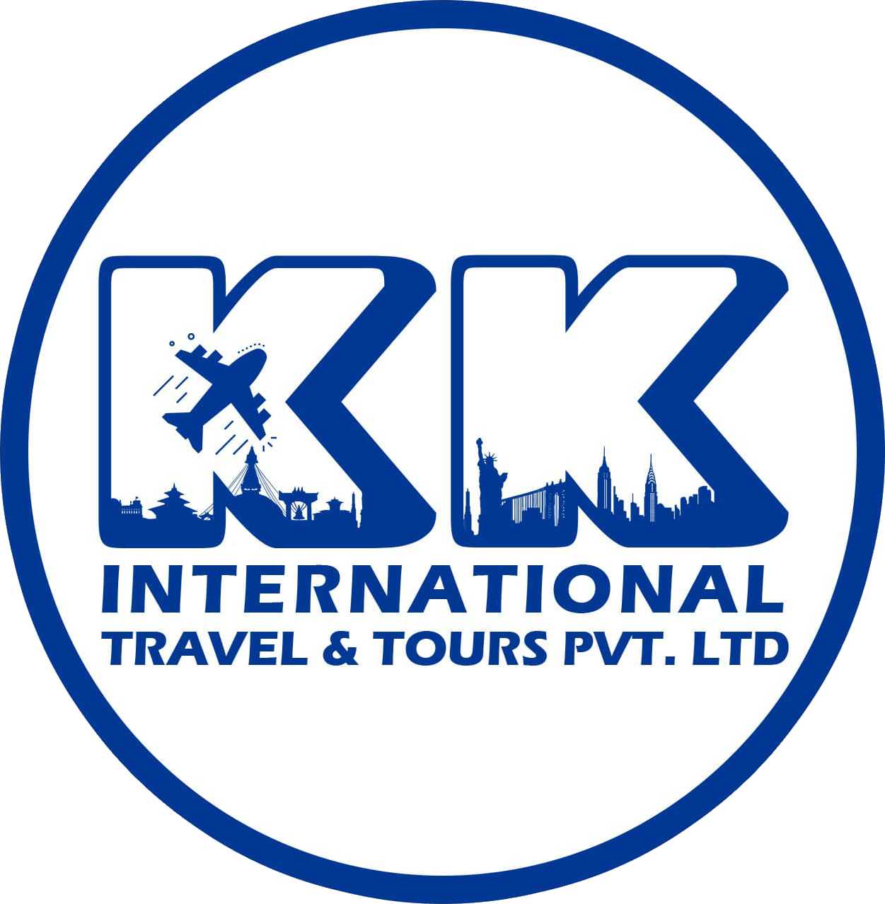 KK International Travel & Tours Logo